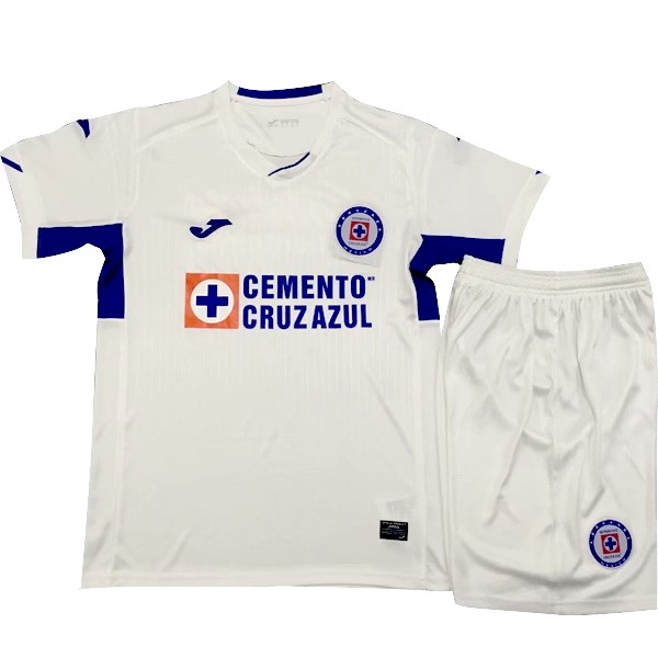 Camiseta Cruz Azul Replica Segunda Ropa Niños 2019/20 Blanco